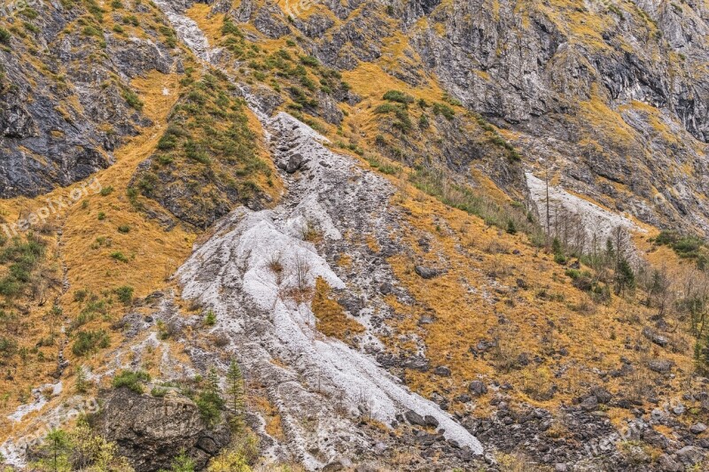 Watzmann East Face Watzmann East Wall Alpine Berchtesgaden Alps