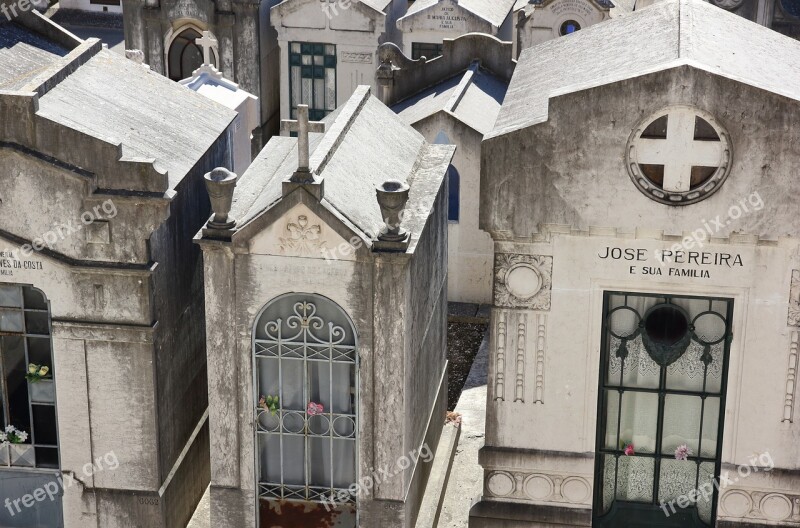 Portugal Lisbon Cemetary Grave Family Grave