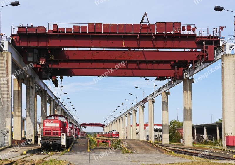 Container Portal Cranes Bridge Cranes Container Platform Shut Down