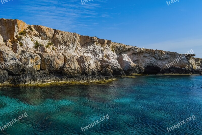 Sea Caves Rock Erosion Geology Formation