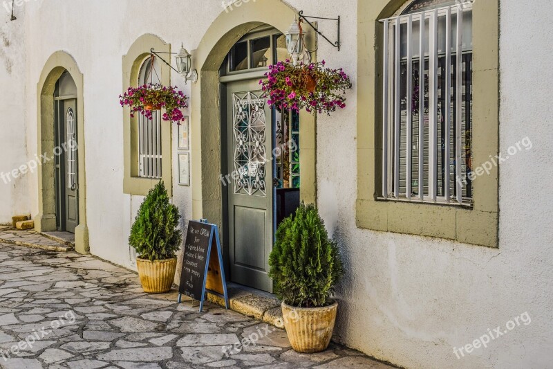 Cyprus Maroni Coffee Shop Vintage Architecture