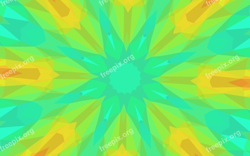 Kaleidoscope Kaleidoscope Background Graphic Geometry Fractal