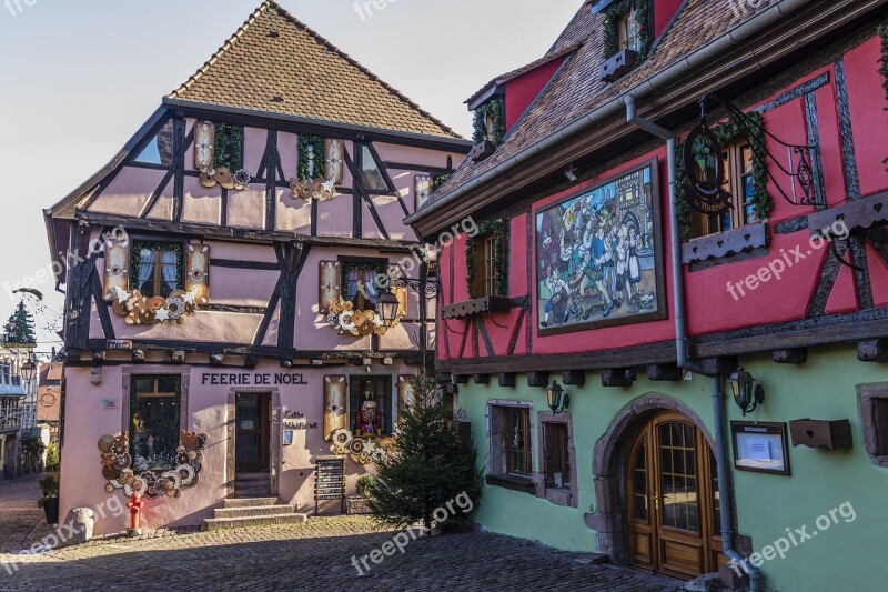 France Alsace Truss Advent Historic Center