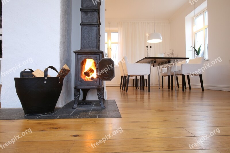 Fireplace Cast Iron Fireplace Scandinavian Design Free Photos