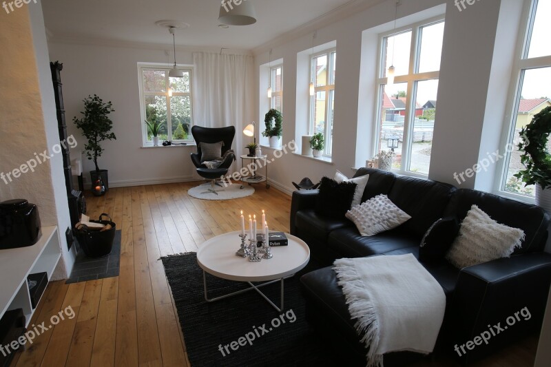 Livingroom Scandinavian Design Swedish Design Free Photos