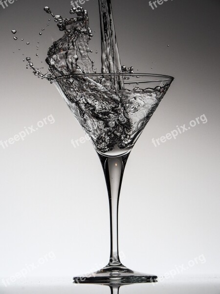 Water Glass Clear Liquid Immersion