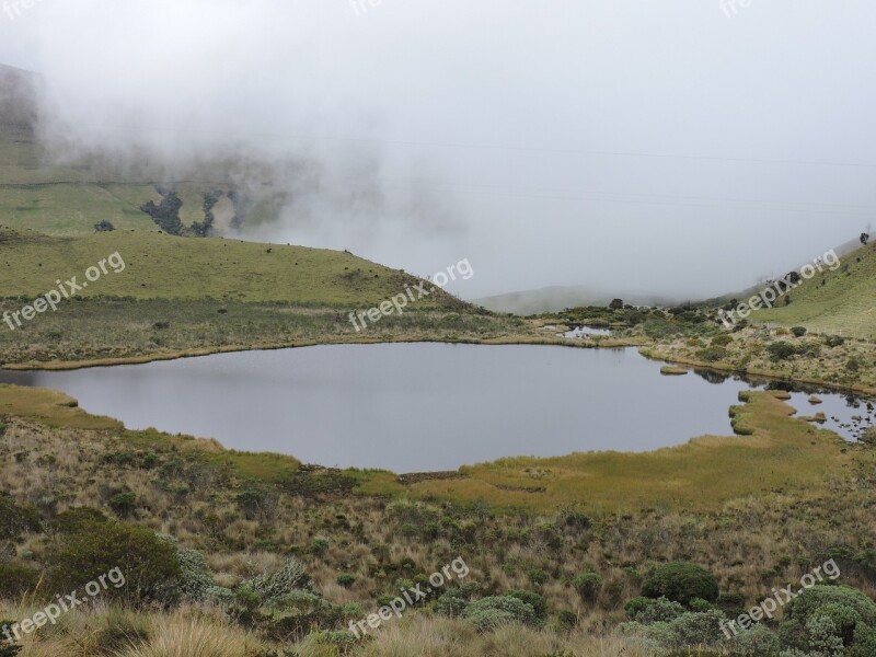 Laguna Cold Moor Colombia Caldas