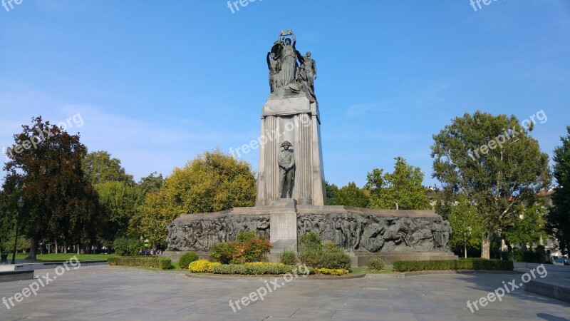 Torino Piemonte Italy Statue Piazza