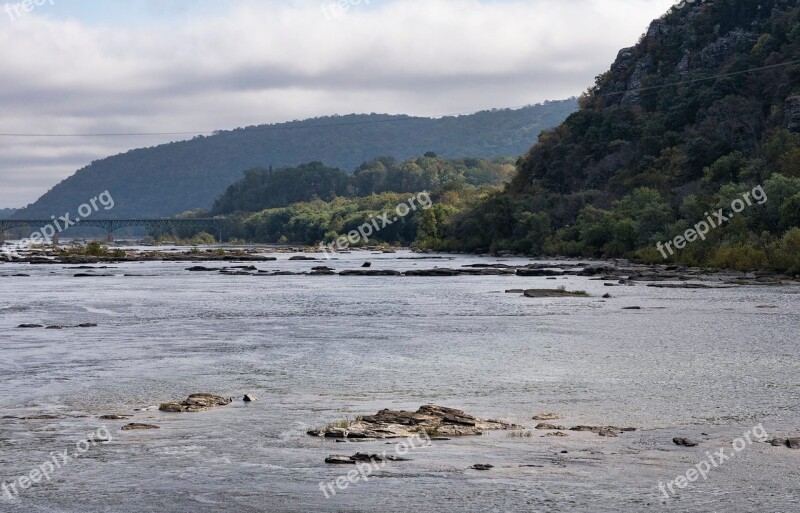 Harper's Ferry Park River Potomac Scenic