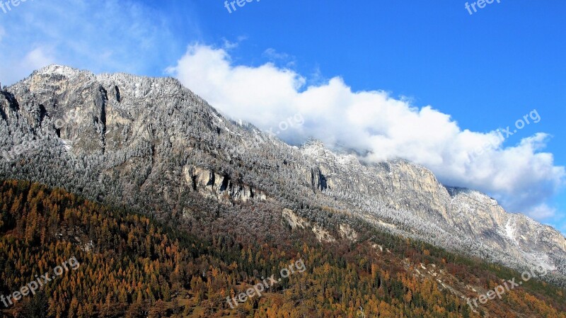 Top View Rocky Mountains The Prospect Of Top The Alps