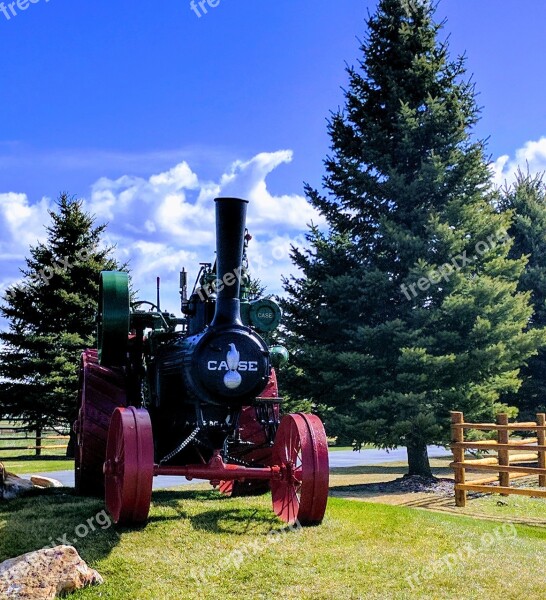 Tractor Steam Case Farming 1900