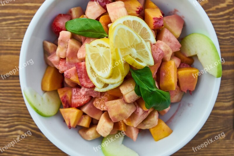 Fruit Salad Healthy Eating Nature Healthy