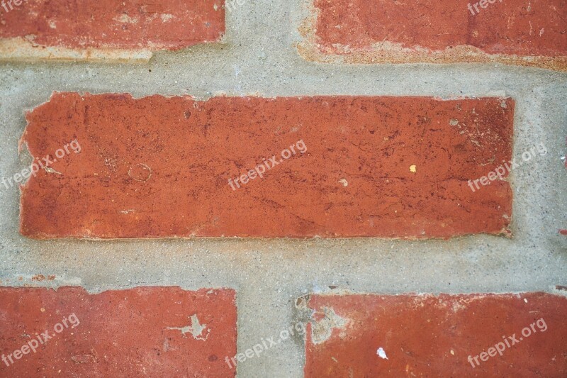 Brick Wall Stone Cement Plaster