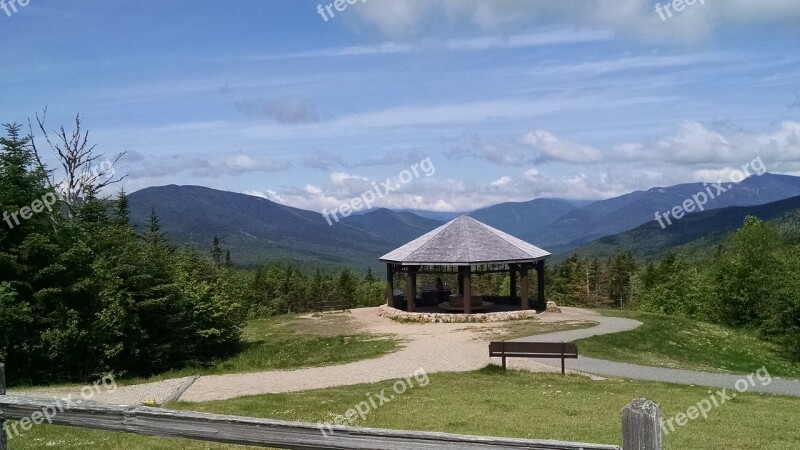 Mountains New Hampshire Nature Landscape Travel