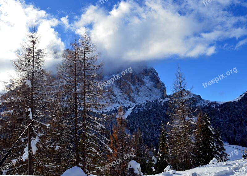 Mountains Alpine Nature Dolomites High Mountains