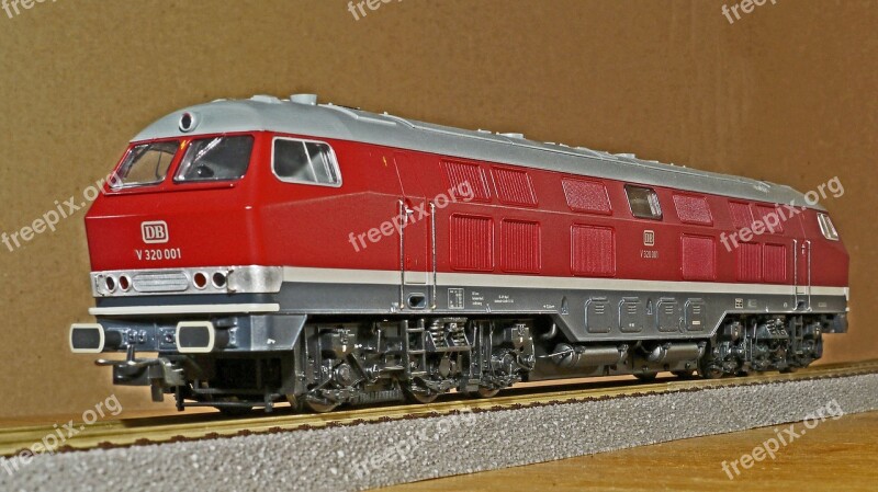 Diesel Locomotive Model Scale H0 Br V320 One Of A Kind