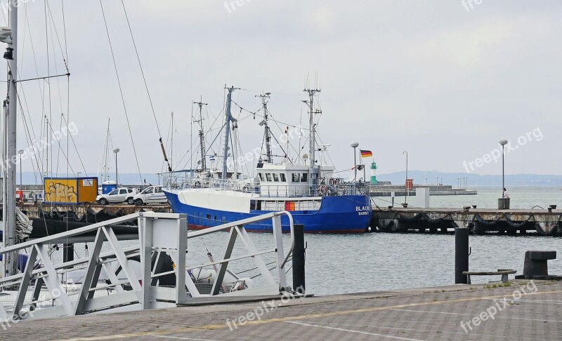 Sassnitz Port Rügen Baltic Sea Investors Pier