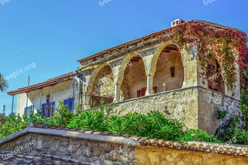 Old House Balcony Architecture Traditional Exterior