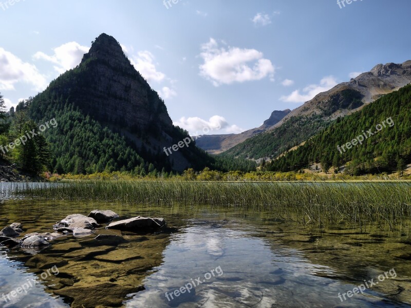 Lake Forest Nature Mountain Landscape