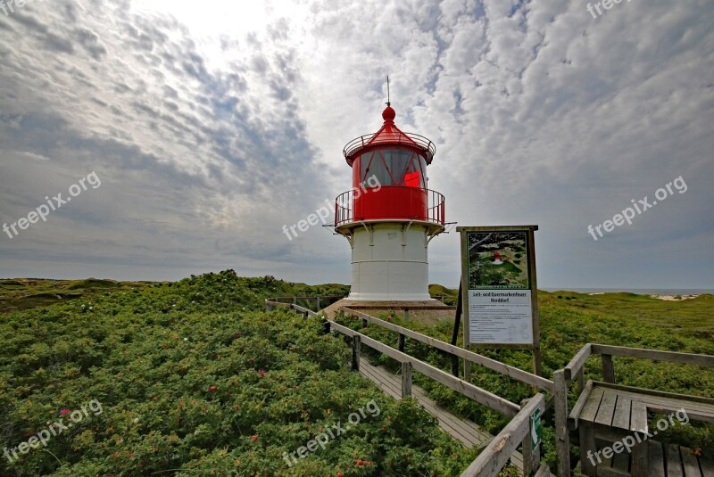 Amrum Lighthouse Beacon Daymark Dune