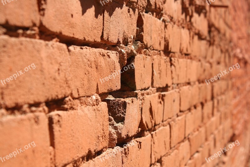 Brick Wall Hole Cracked Brick Wall