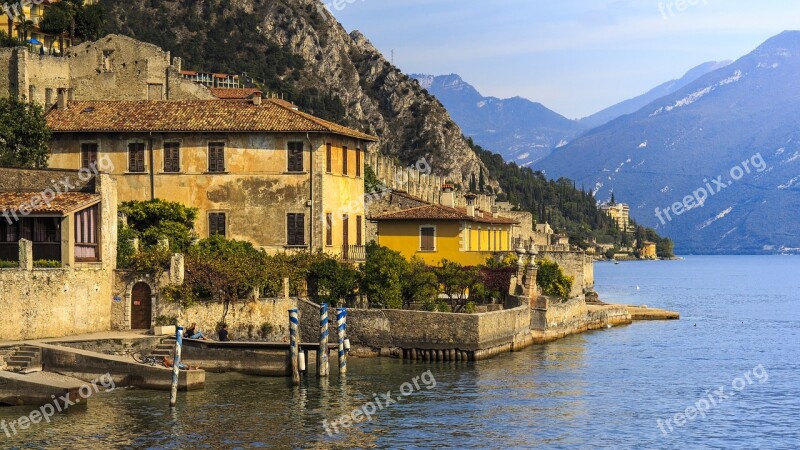 Limone Garda Italy Holiday Shores Lake