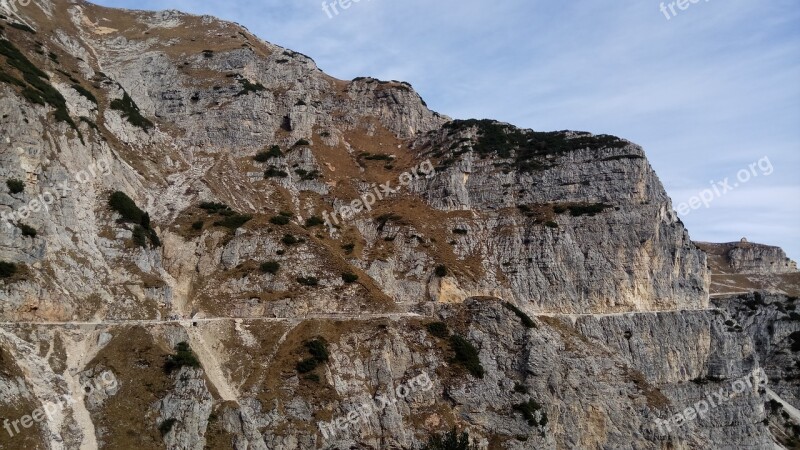 Monte Pasubio Mountain Landscape Sky Land Scape