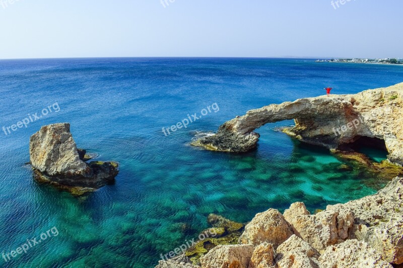 Cyprus Ayia Napa Lover's Bridge View Panoramic