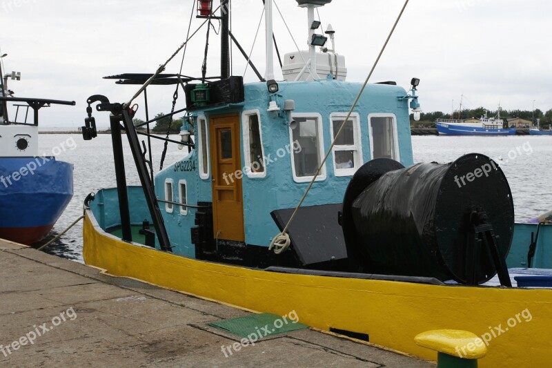 Cutter Port Sea The Baltic Sea Rope