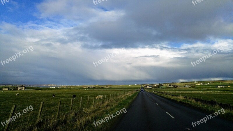 Scotland Road Pasture Grass Land