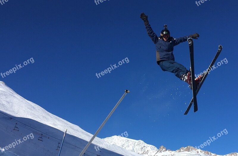 Ski Jump Snow Skier Skiing