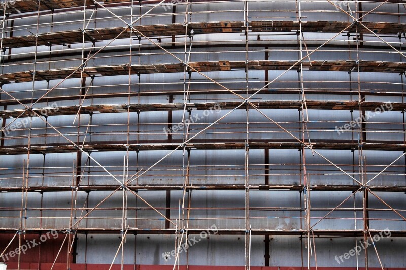 Building Scaffolding Tube Steel Free Photos