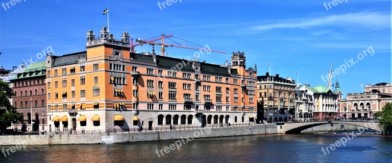 Stockholm Building Architecture Rosenbad The Government Building