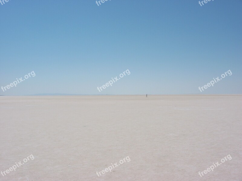 Sky Salt Desert Landscape Free Photos