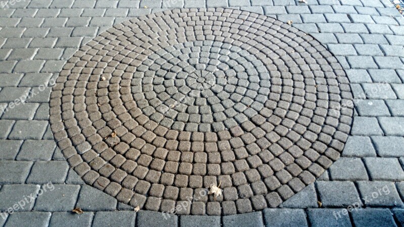 Cube Pavement Stone Street Walkway