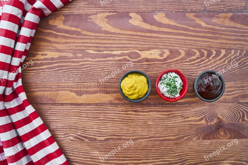 Food Sauce Table Mustard Mayonnaise