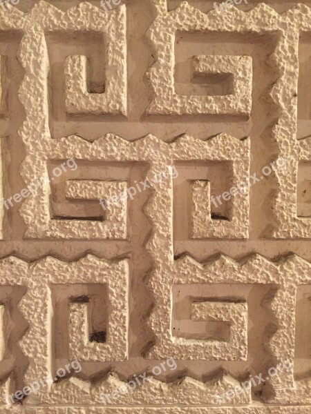 Relief Texture Wall Geometric Figure