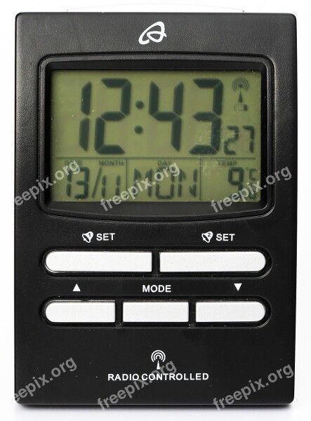 Radio Alarm Clock Date Thermometer Clock Alarm Clock