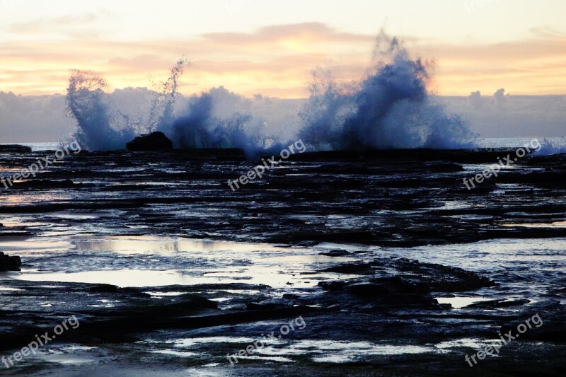 Sea Australia Landscape Scum Free Photos