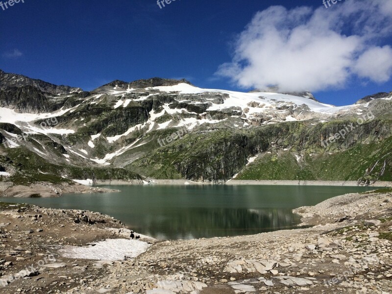 Weißsee Mountains Austria Glacier World Salzburger Land