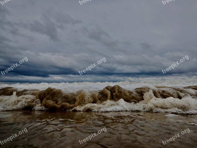 Beach Sea Water Sand Waves