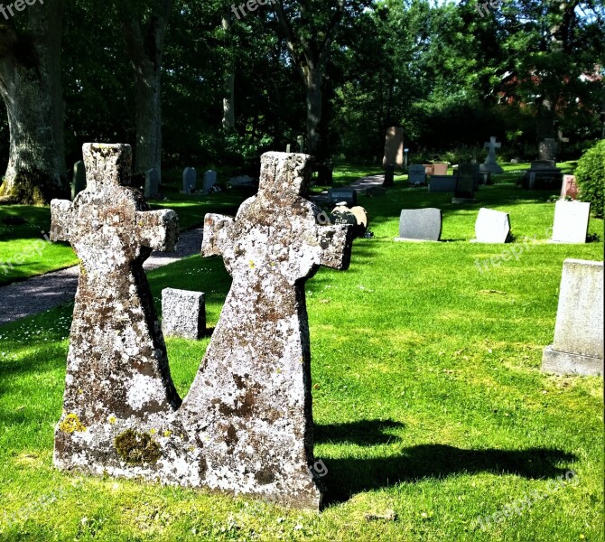 Tombstones Cemetery Tomb Old Cemetery Headstone