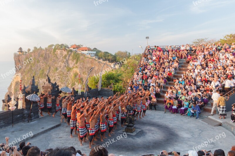 Uluwatu Monkey Dance Bali Culture Tradition