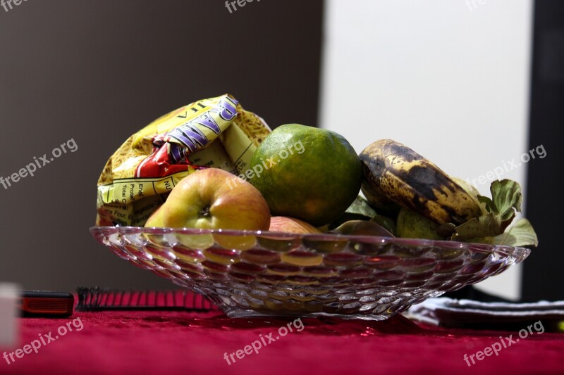 Fruits Fruit Basket Apple Banana Orange