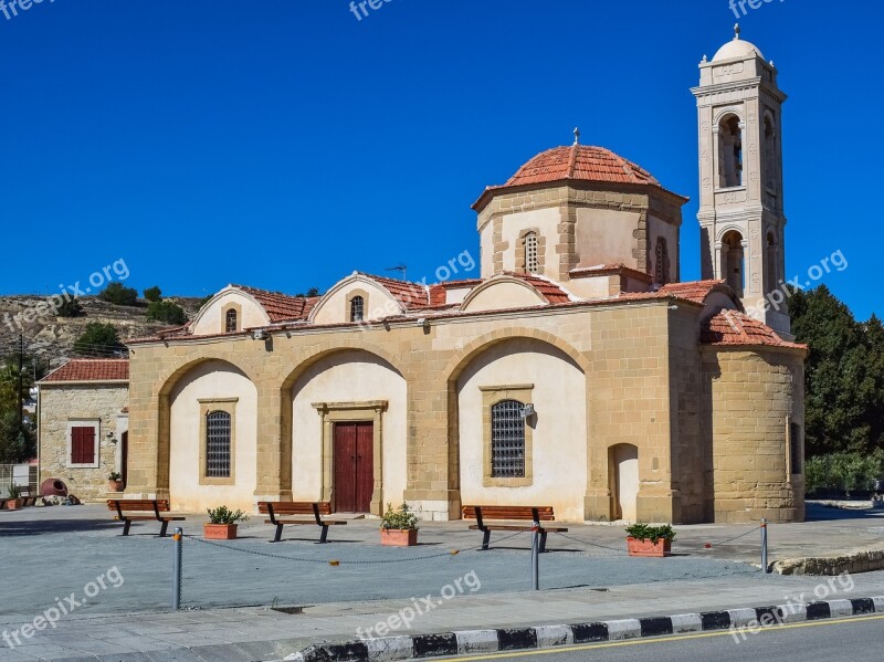 Cyprus Psematismenos Church Orthodox Architecture