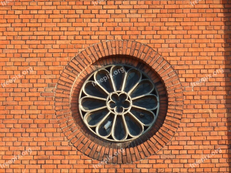 Rosette Window Stained Glass Window Sacred Church