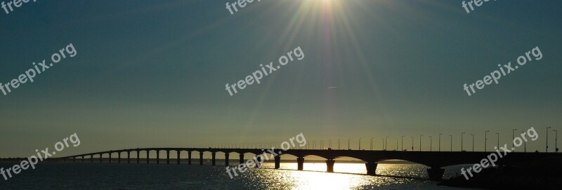 Ile De Ré Bridge Sea Free Photos