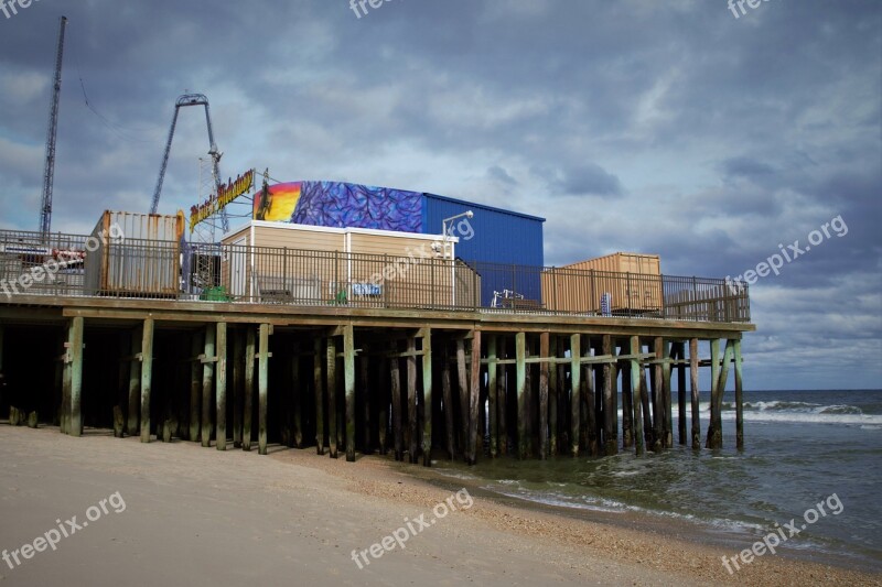 Casino Pier Seaside Pier Waterfront Water