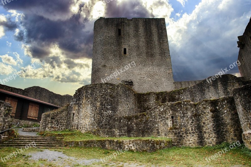 Castle Ruin Knight's Castle Middle Ages Fortress