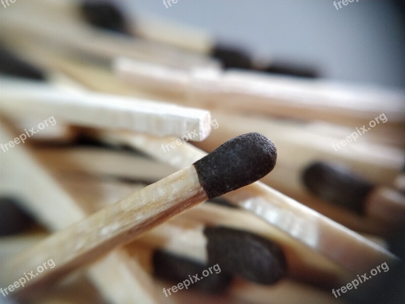 Matchsticks Wood Macro Colourful Free Photos